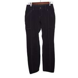 Kuhl Women's Hiking Cargo Pants Size 2 Reg Black Outdoor Trail Mountain Travel